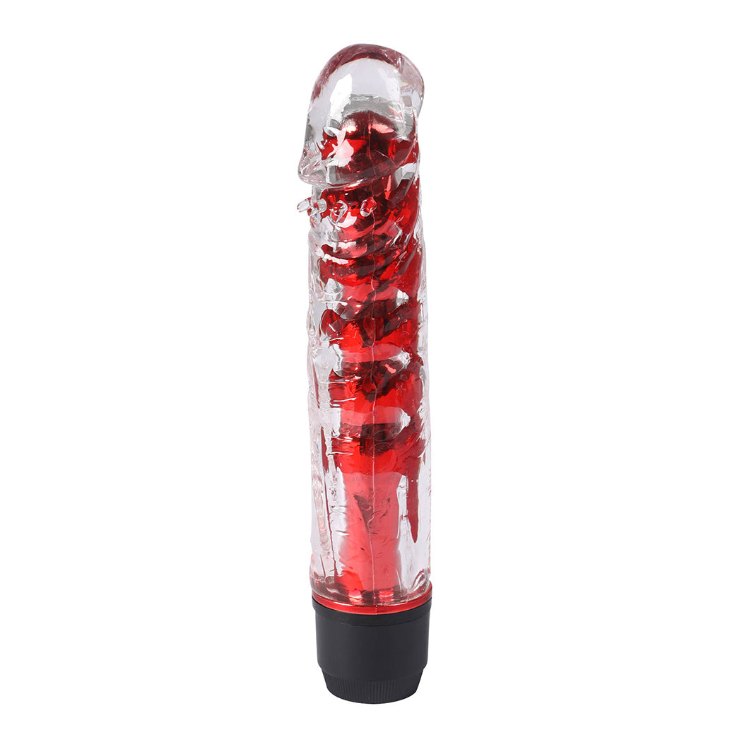 Multi Speed Vibrating Vibrator Realistic Red-1973193735646875648