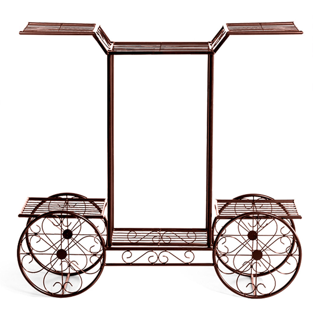 Levede Plant Stand Outdoor Indoor Metal Bronze-1910112336304279553