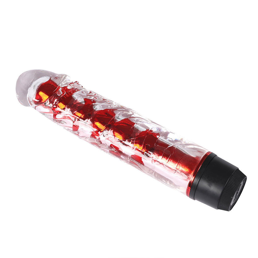 Multi Speed Vibrating Vibrator Realistic Red-1973193735646875649
