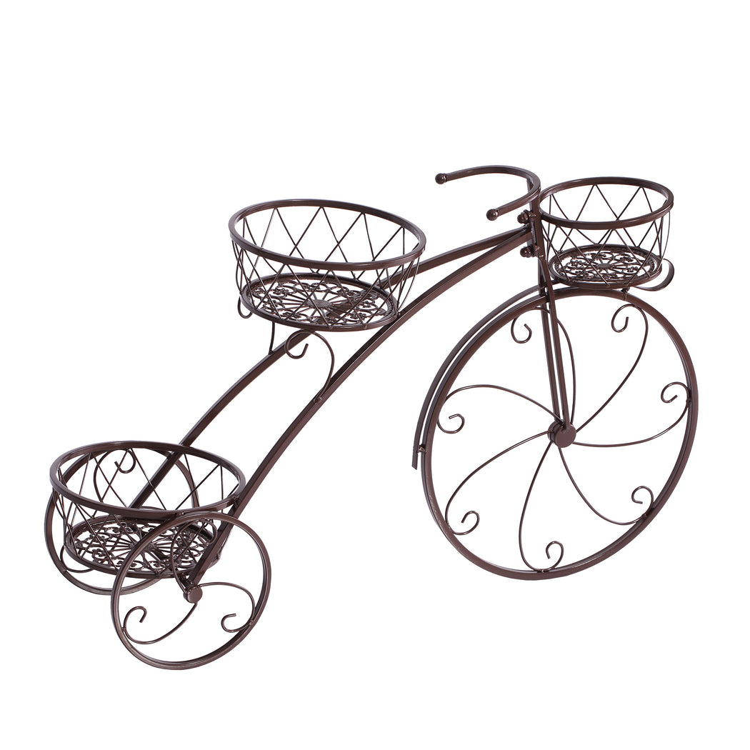 Levede Plant Stand Outdoor Indoor Metal Bronze-1954802339663712257