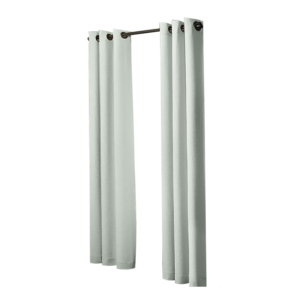 2x Blockout Curtains Panels 3 Layers Green-1910113266256973825