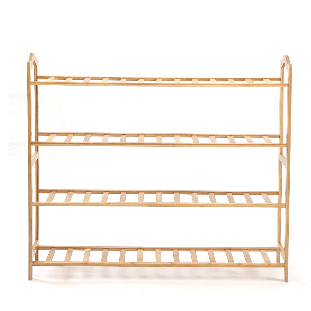 Levede Bamboo Shoe Rack Storage Wooden-1954802688382341121