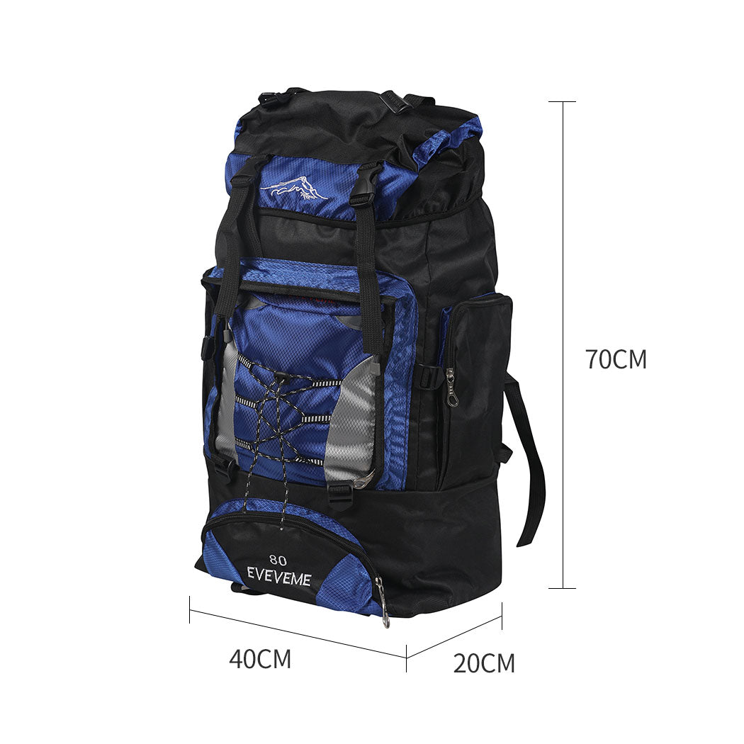 Military Backpack Tactical Hiking Camping Blue-1954802640571469825