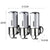 3 Bottles Bathroom Shower Soap Dispenser Silver-1954802726525341697