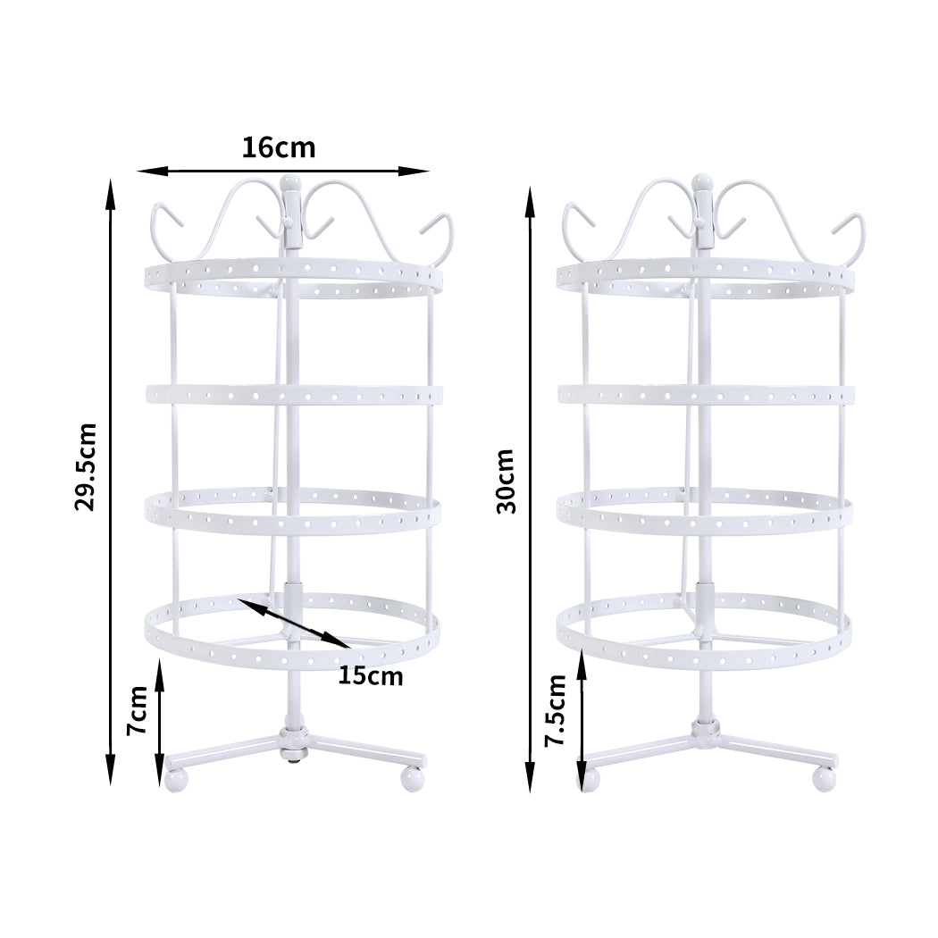 Earring Holder Stand Jewelry Display White-1954802730287632386