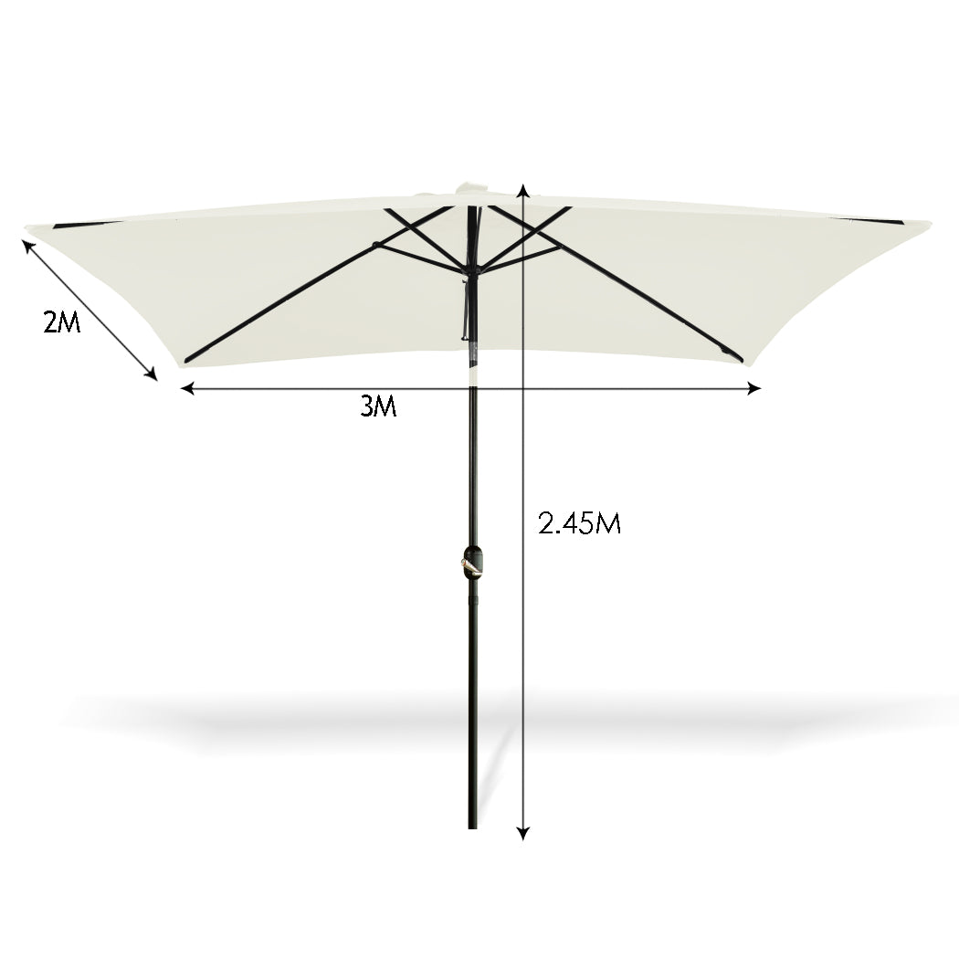 Mountview Outdoor Patio Aluminum Tiltable-1919892855044837378
