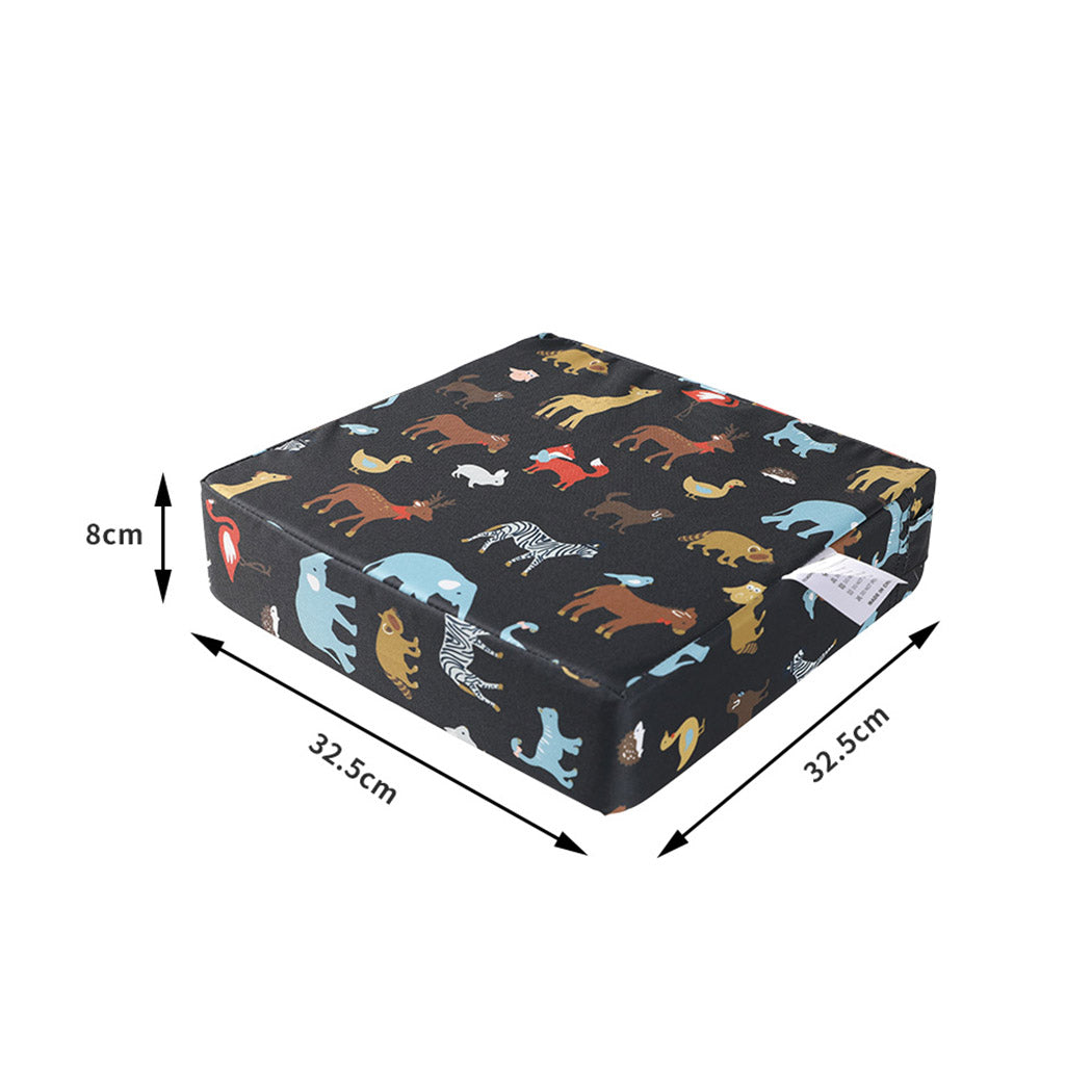 Kid Chair Cushion High Seat Pad Baby Black-1954802726894440450