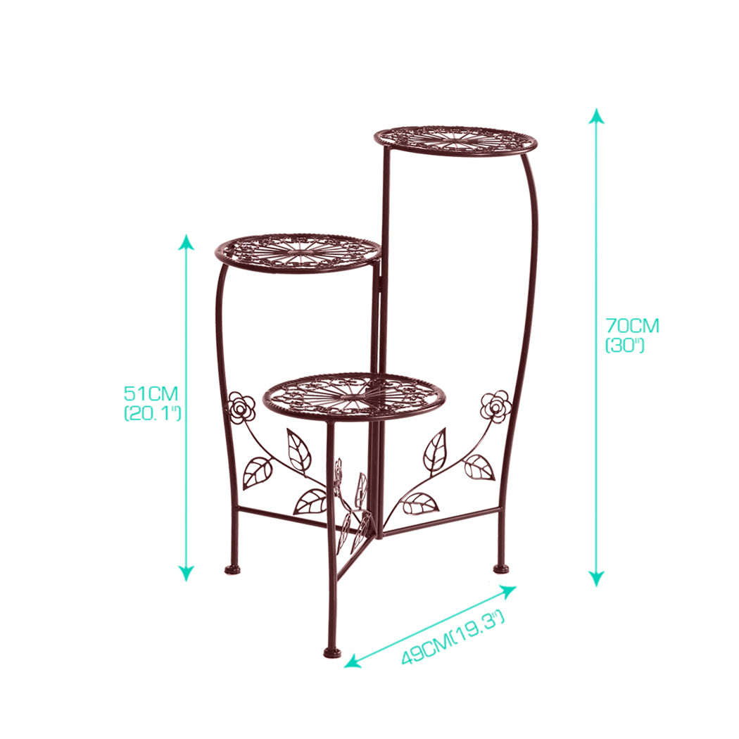 Plant Stand Outdoor Indoor Flower Pots Bronze-1954802661752705026