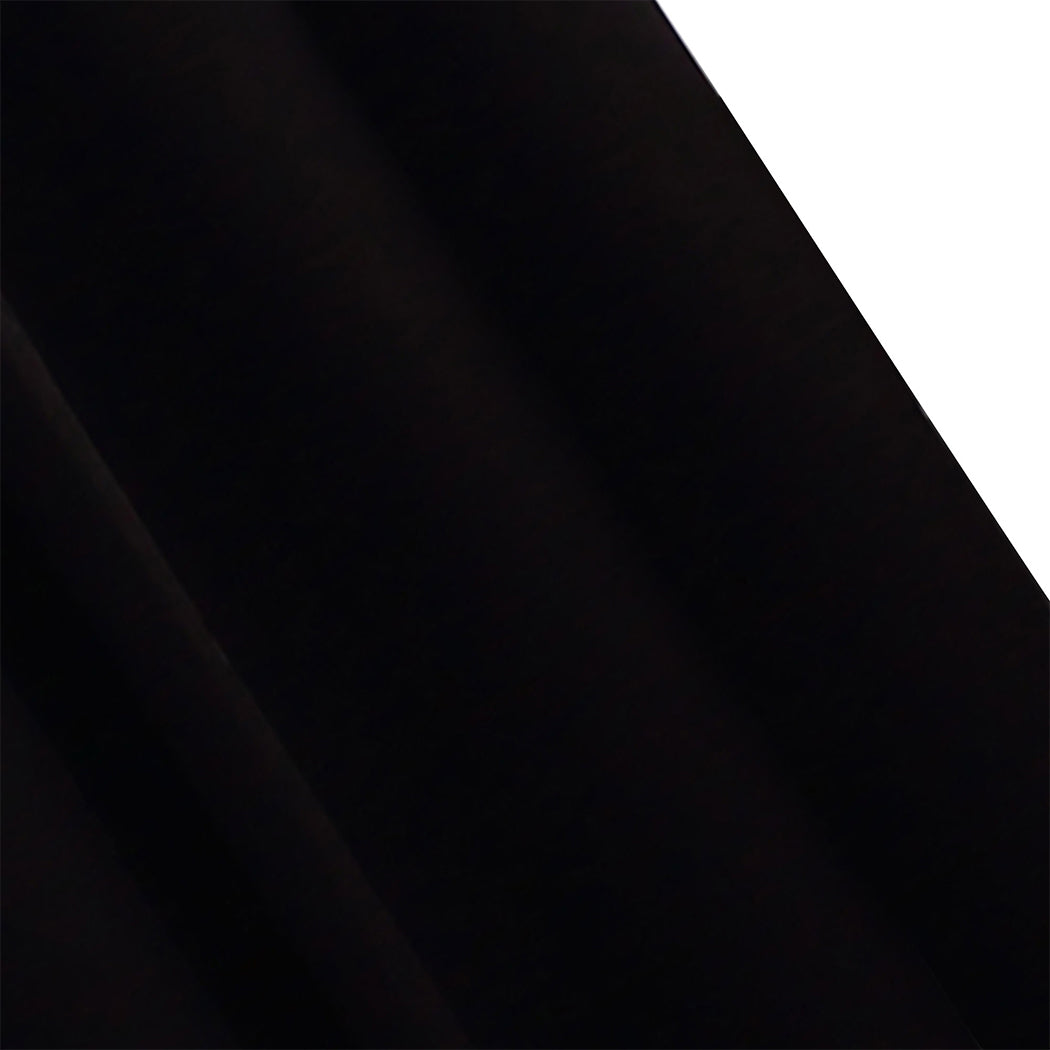 2x Blockout Curtains Panels 3 Layers Black-1910113266756096004