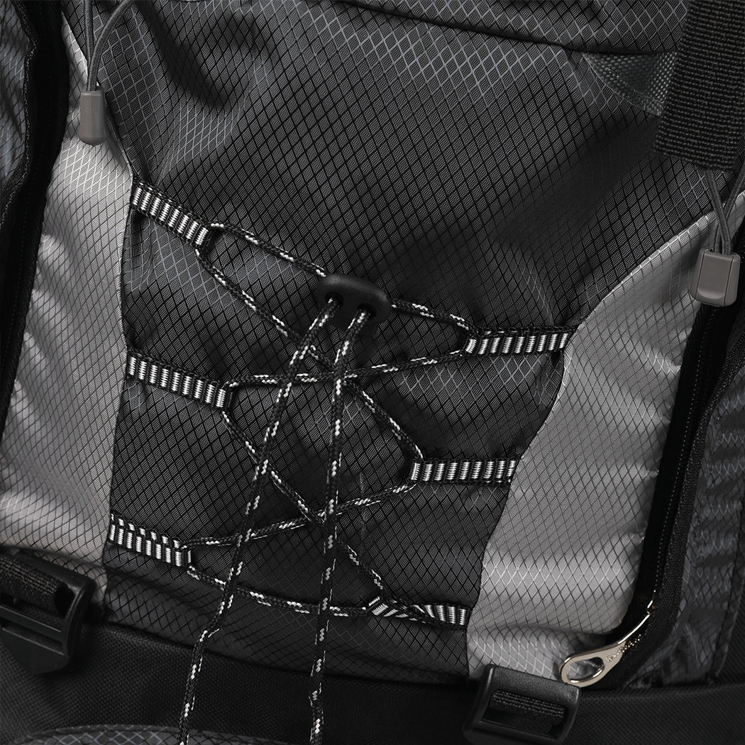 Military Backpack Tactical Hiking Camping Black-1954802640361754628