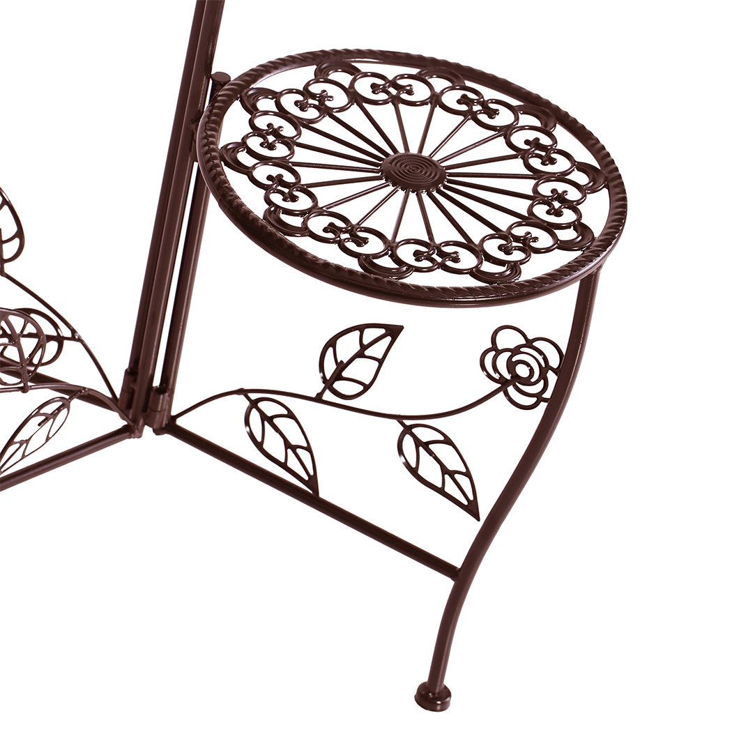 Plant Stand Outdoor Indoor Flower Pots Bronze-1954802661752705029