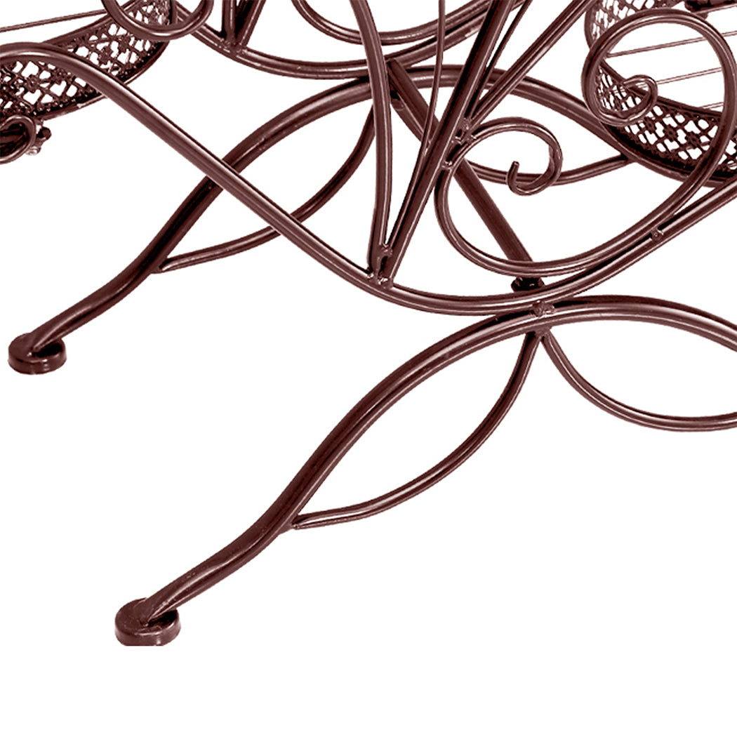 Levede Plant Stand Outdoor Indoor Metal Bronze-1910112335981318149