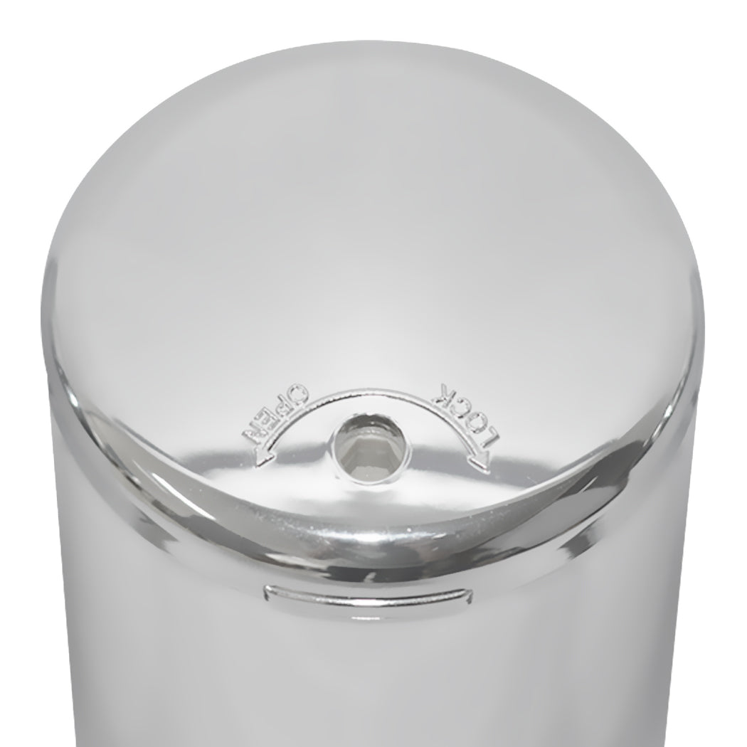3 Bottles Bathroom Shower Soap Dispenser Silver-1910113090071040006