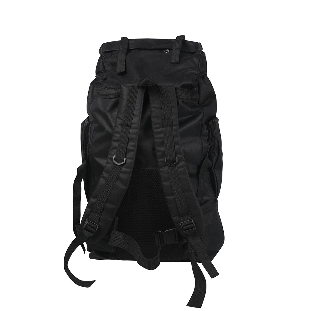 Military Backpack Tactical Hiking Camping Black-1954802640361754630