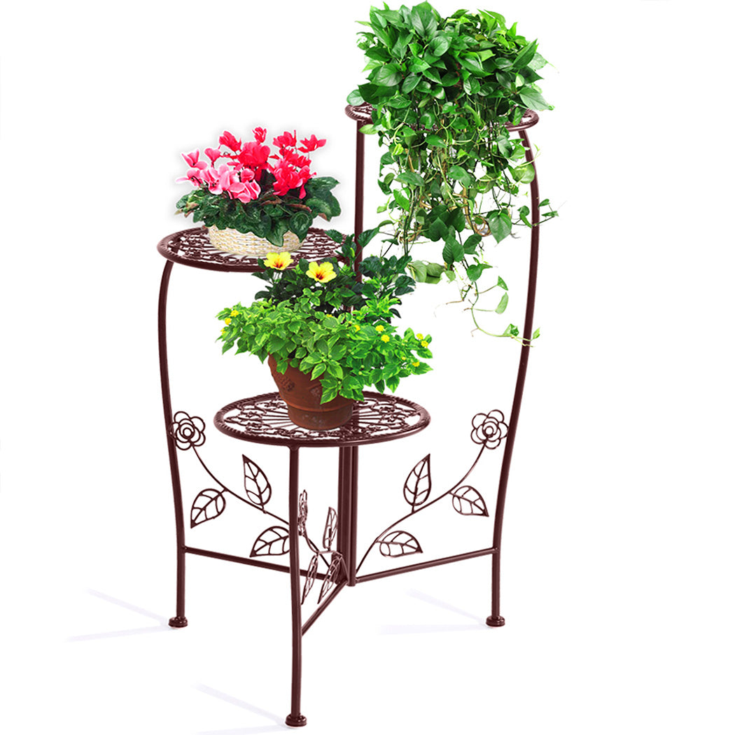 Plant Stand Outdoor Indoor Flower Pots Bronze-1954802661752705030