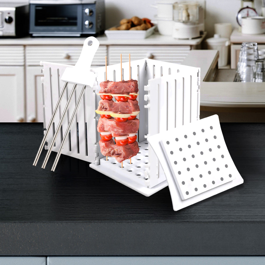 36 Hole Kebab Maker Shish BBQ Grill-1910112824034725894