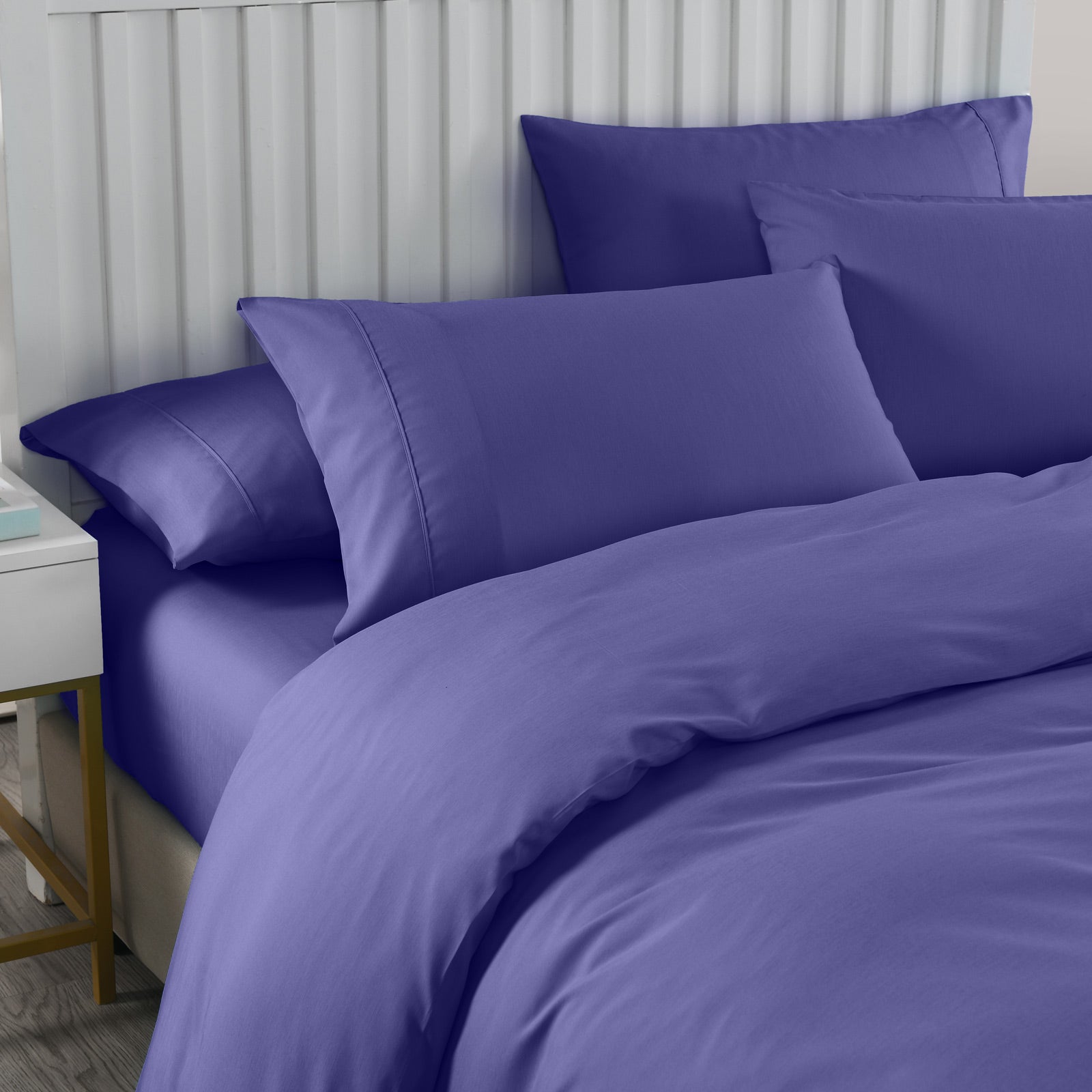 Royal Comfort Bamboo Cooling 2000TC Quilt Cover Set - King-Royal Blue-1951134828887937025