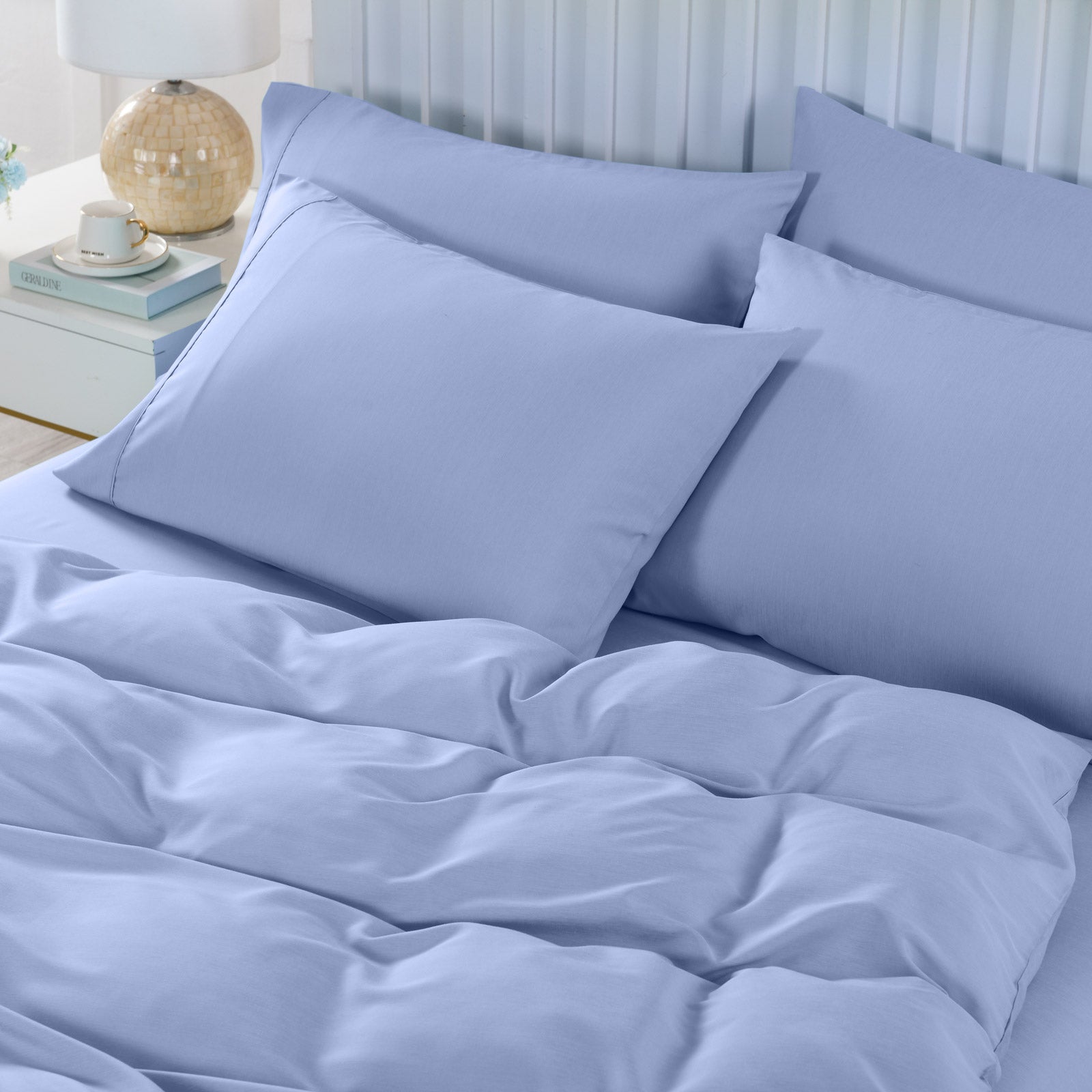 Royal Comfort Bamboo Cooling 2000TC 6-Piece Combo Set -King-Light Blue-1951134846034251778