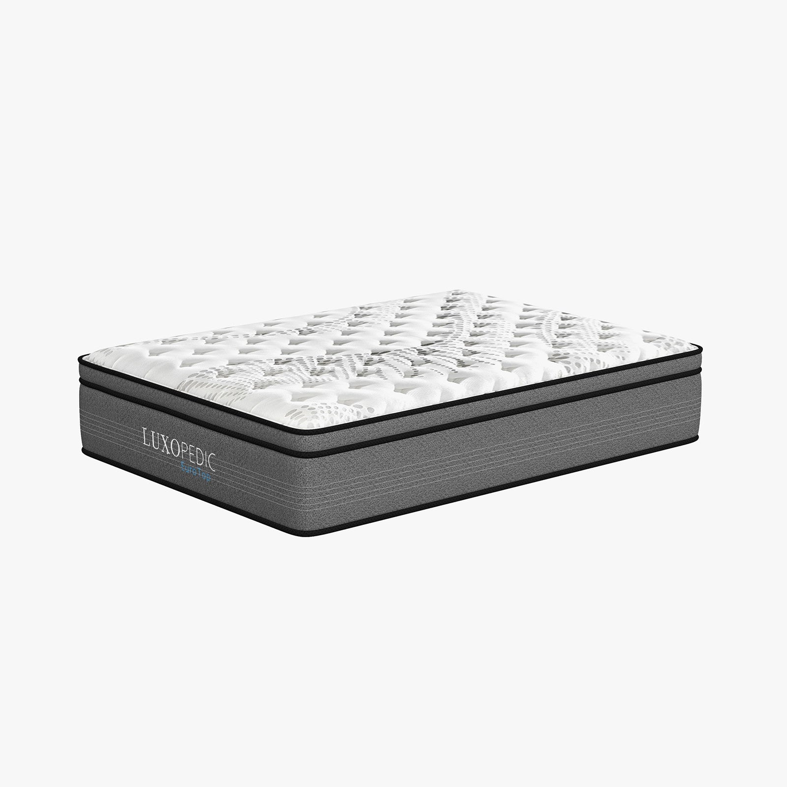 Luxopedic Pocket Spring Mattress 5 Zone 32CM Euro Top Memory Foam Medium Firm-1935488866622509056