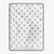 Luxopedic Pocket Spring Mattress 5 Zone 32CM Euro Top Memory Foam Medium Firm-1935488866622509063