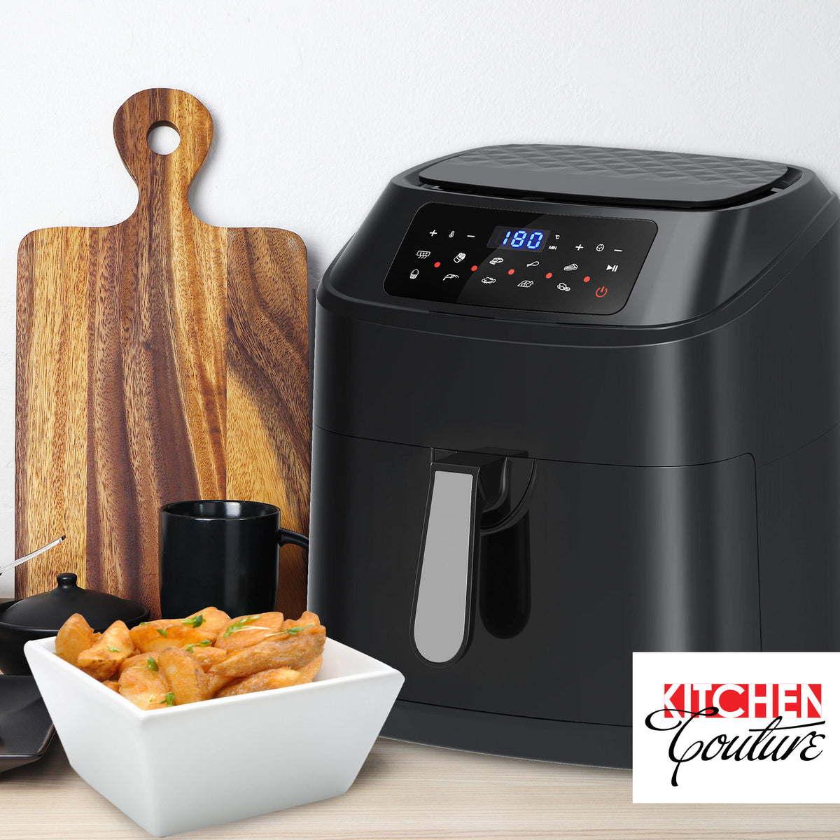 Kitchen Couture Digital 11.5L Air Fryer - Black-1951134804200263685