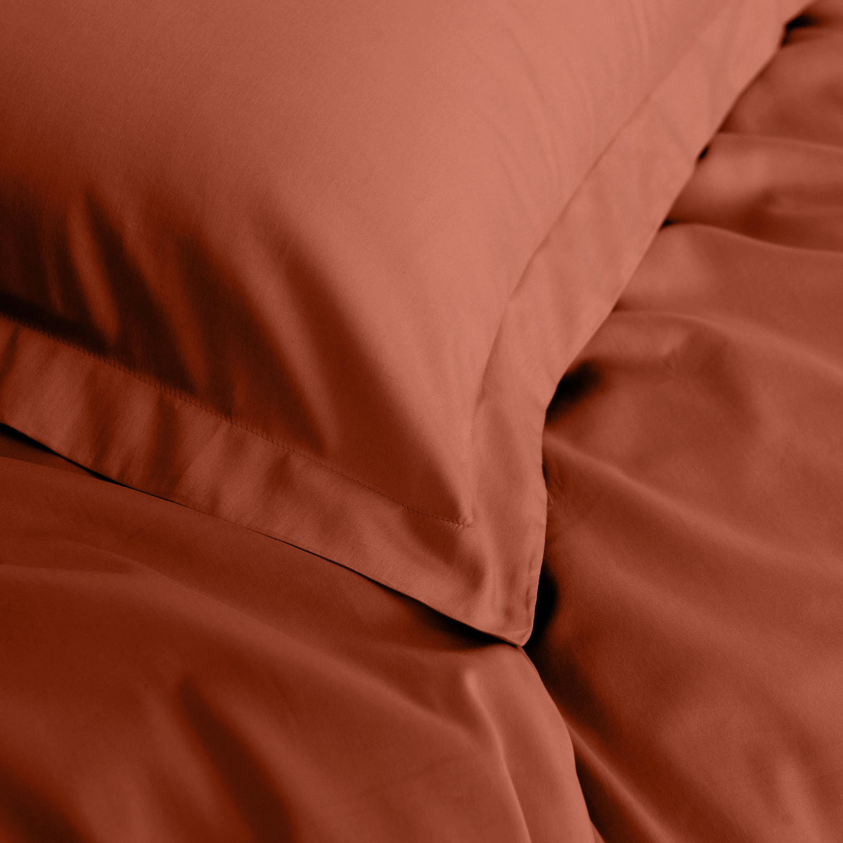 Royal Comfort - Balmain 1000TC Bamboo cotton Quilt Cover Sets (Queen) - Cinnamon-1951134829278007300