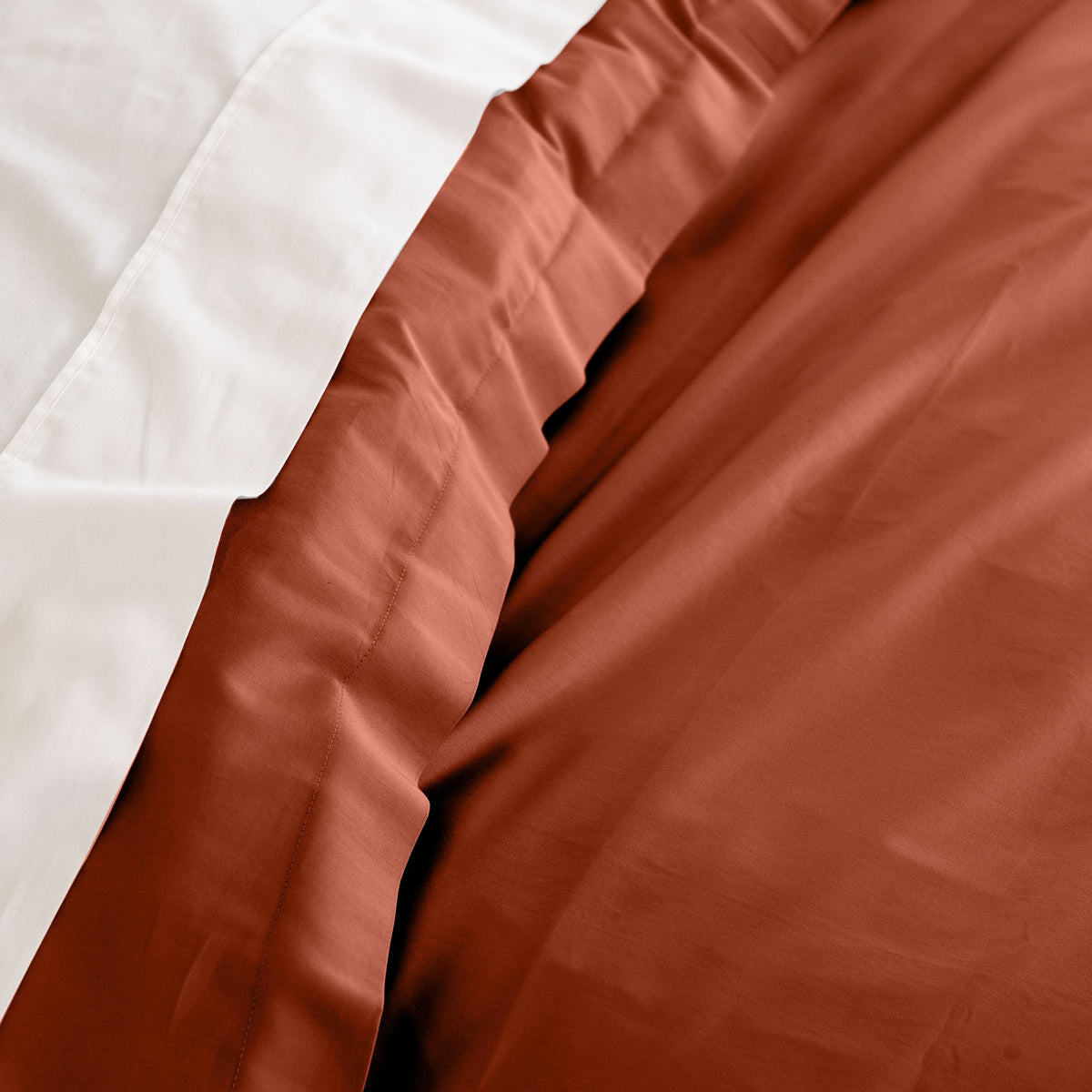 Royal Comfort - Balmain 1000TC Bamboo cotton Quilt Cover Sets (Queen) - Cinnamon-1951134829278007301