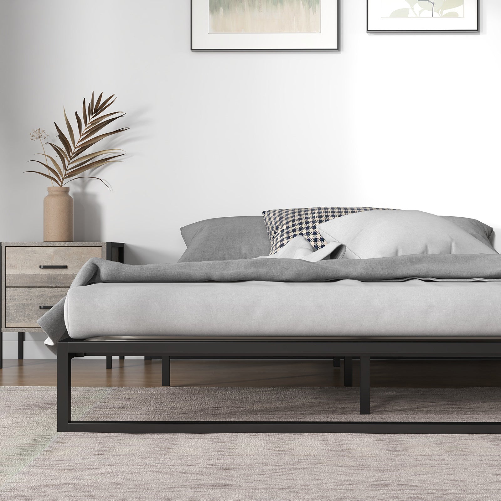 Florence Metal bed base - King-1951134902074347523