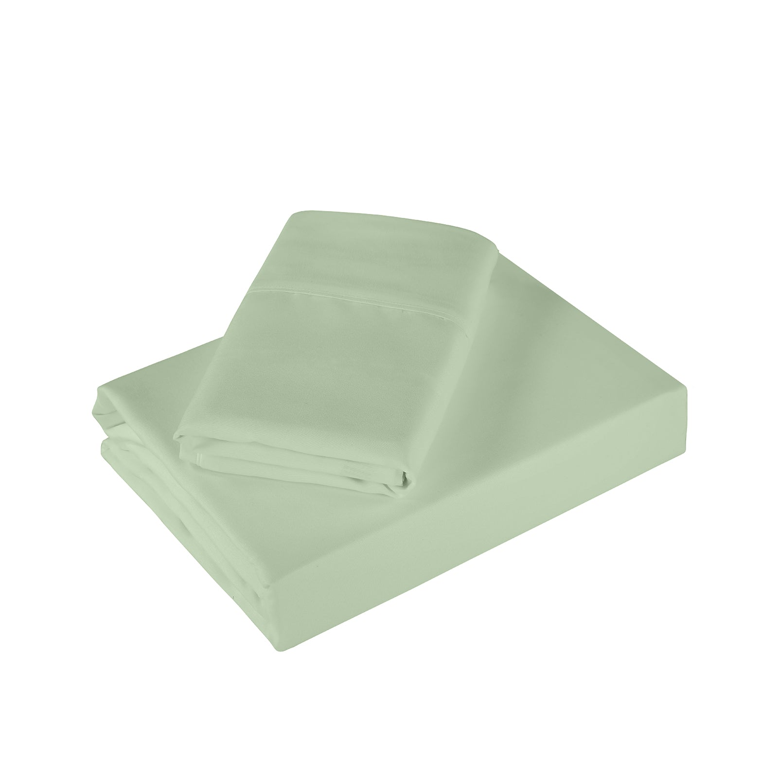 Royal Comfort - 1200TC Ultrasoft 4 Pc Sheet Set - King - Sage Green-1951134881031524354