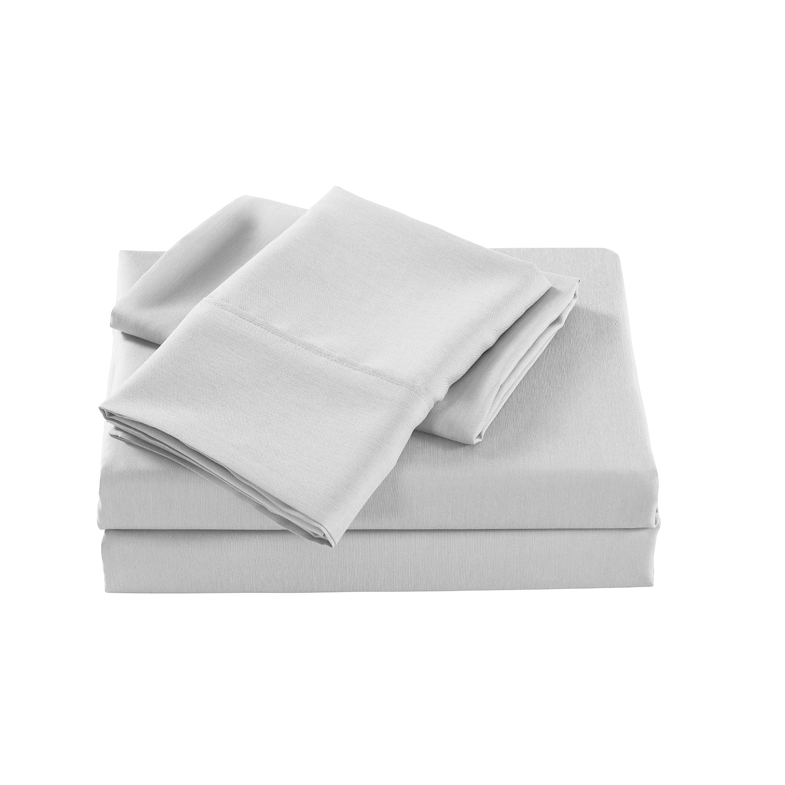 Royal Comfort Bamboo Cooling 2000TC Sheet Set - Single - Pearl Stone-1951134883606827010