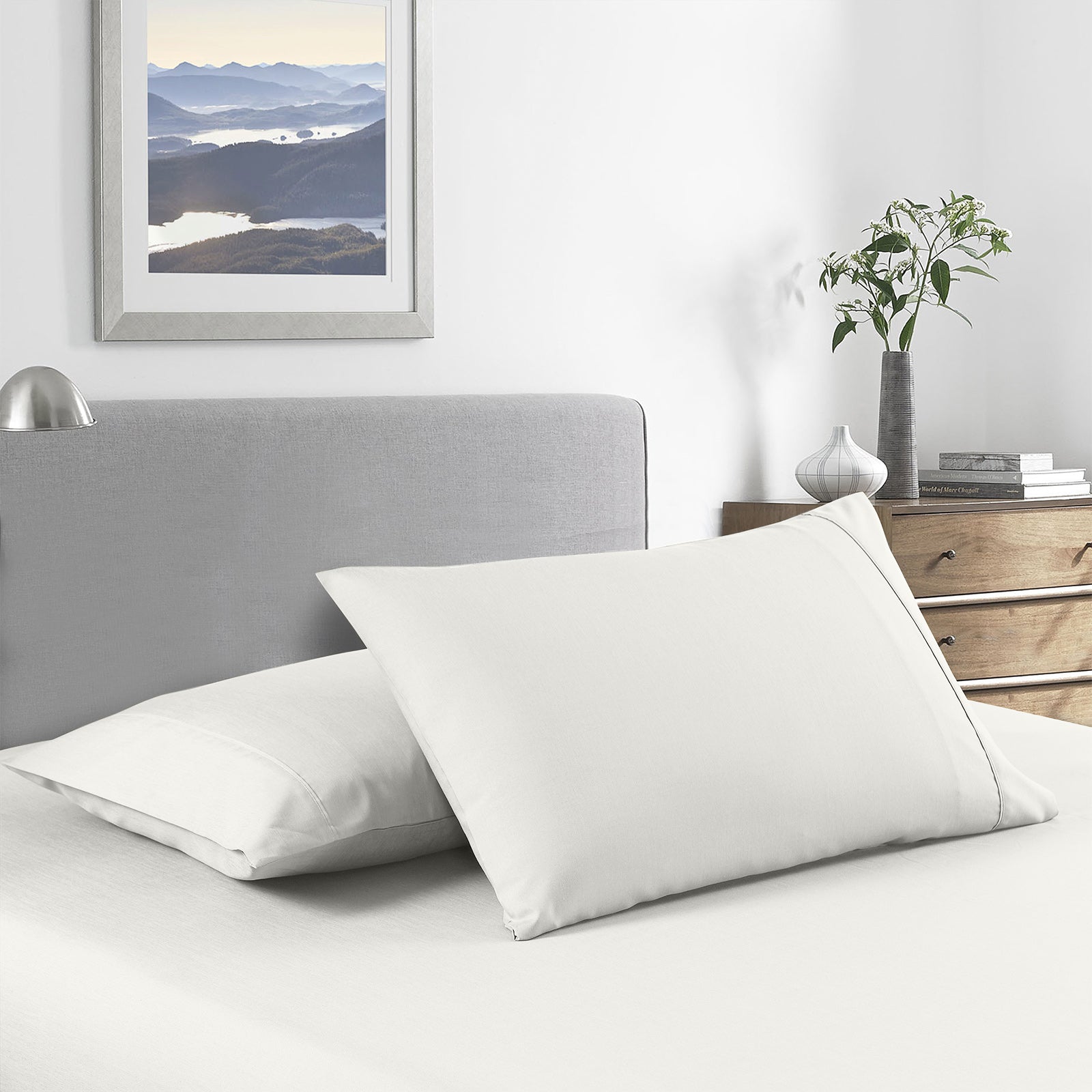 Royal Comfort Bamboo Cooling 2000TC Sheet Set King - Natural-1951134886429593601