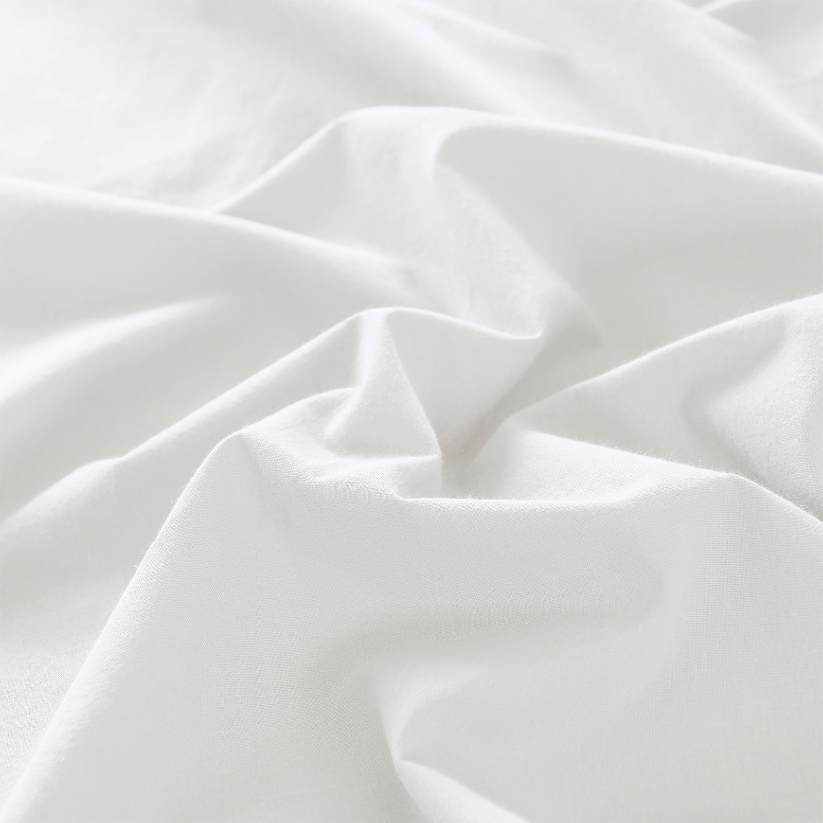 Royal Comfort Vintage Washed 100 % Cotton Quilt Cover Set Double - White-1951134831840727046