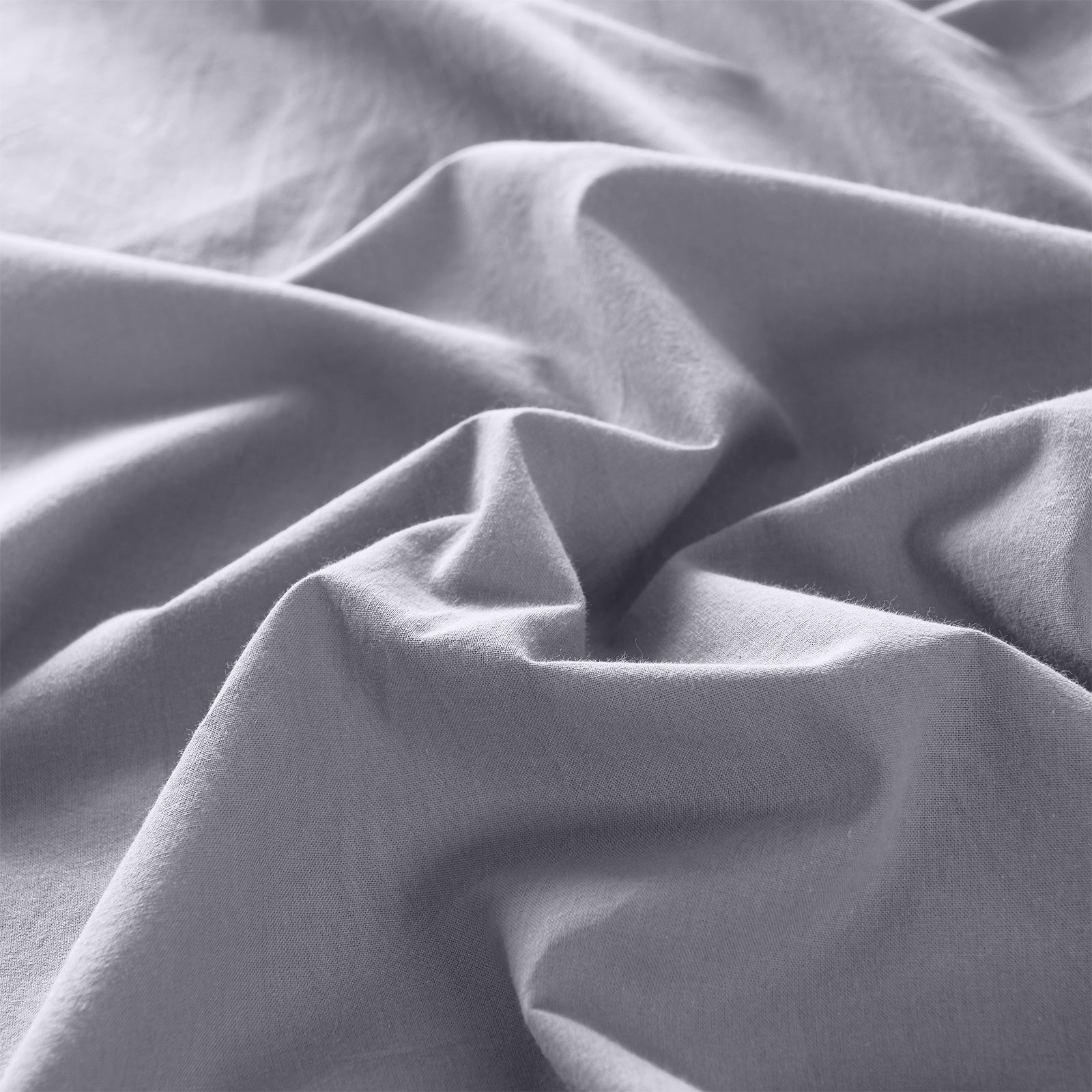 Royal Comfort Vintage Washed 100 % Cotton Quilt Cover Set King - Grey-1951134833841410054