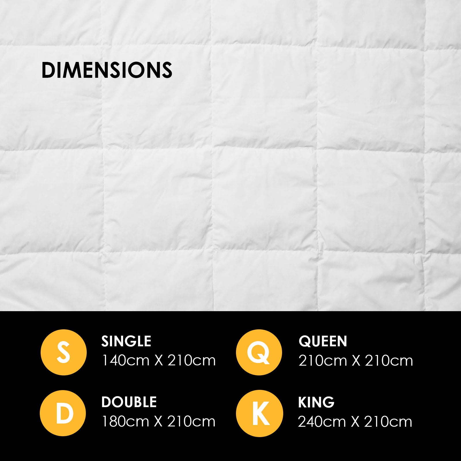 Royal Comfort 800GSM Silk Quilt - King-1951134844197146629