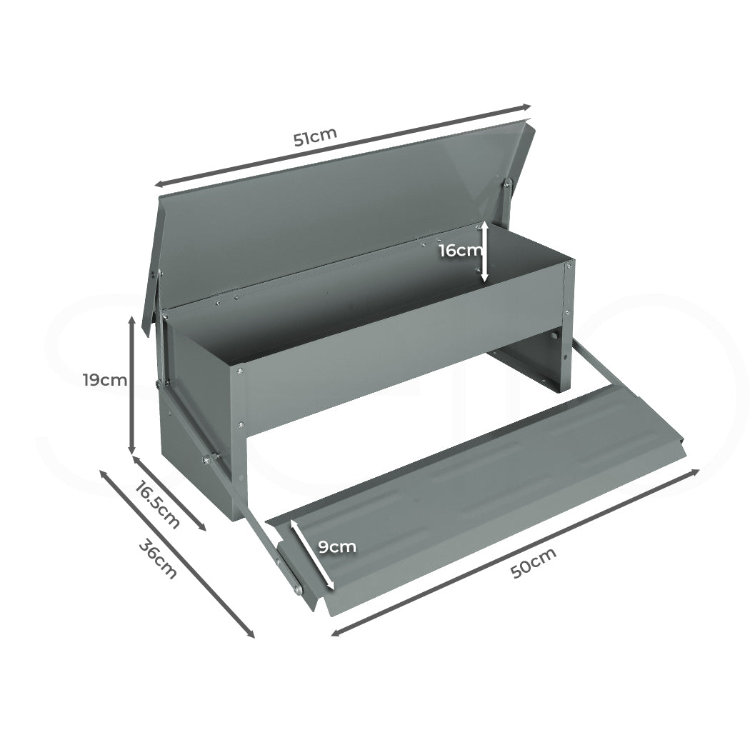 PaWz 10KG Auto Automatic Chicken Feeder-1954802682053136386