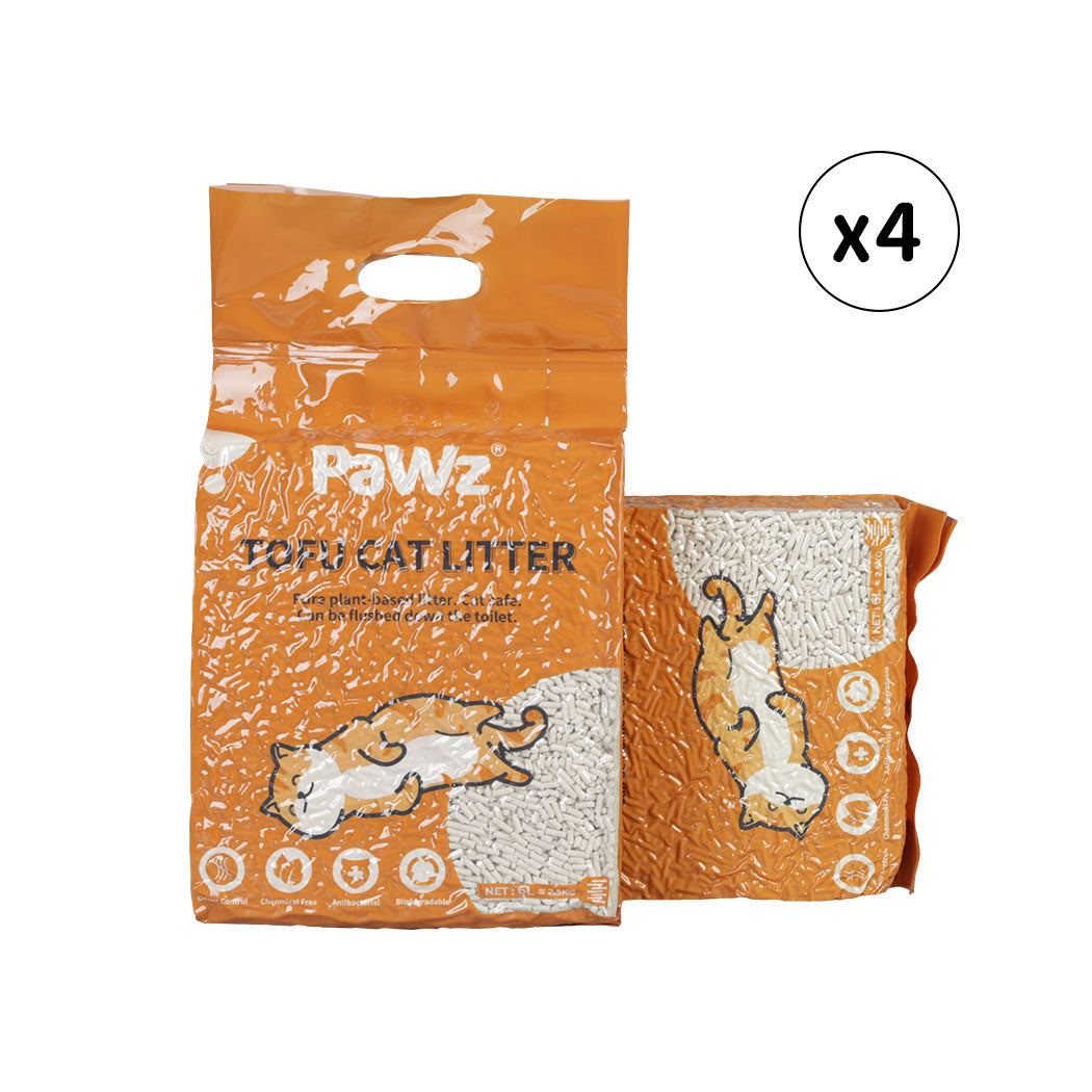PaWz 2.5kg Tofu Cat Litter Clumping Natural-1954802566374232064