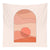 Anyhouz Tapestry Pink Sun Window 200x150cm Psychedelic Scene Art Hippie Bohemian Decorative Sheet