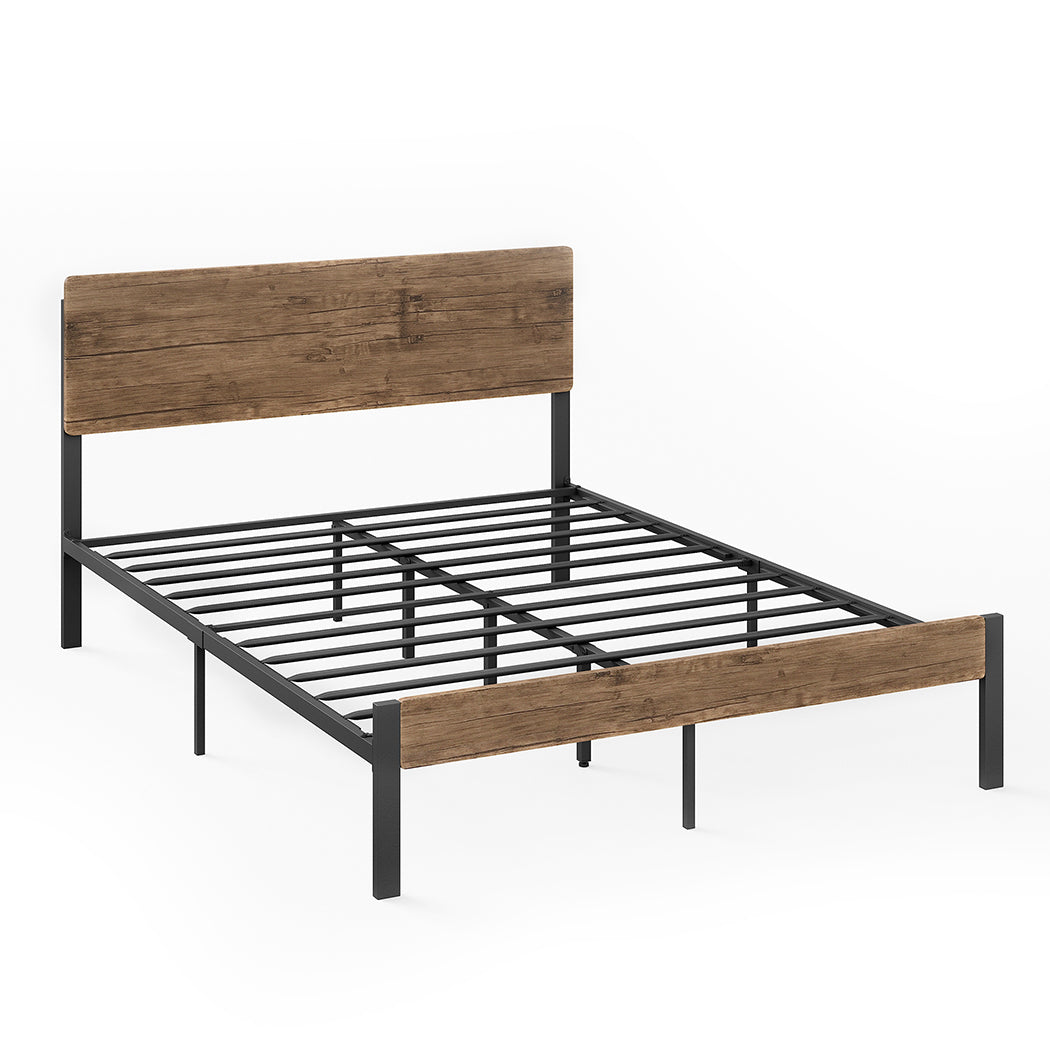 Levede Metal Bed Frame King Size Mattress-1919892911286259712