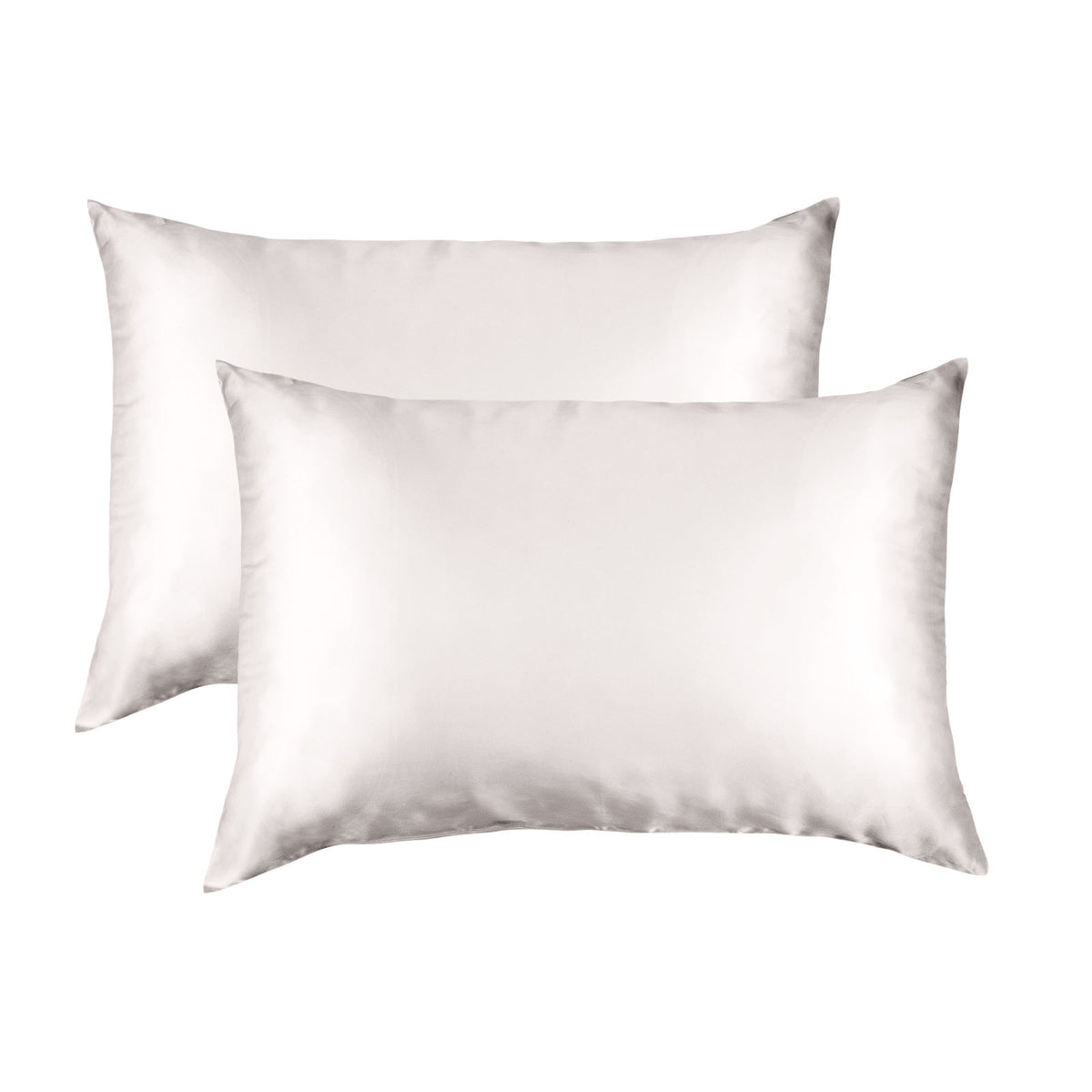 MULBERRY SILK PILLOW CASE TWIN PACK - SIZE: 51X76CM - SILVER-1951134812500791296