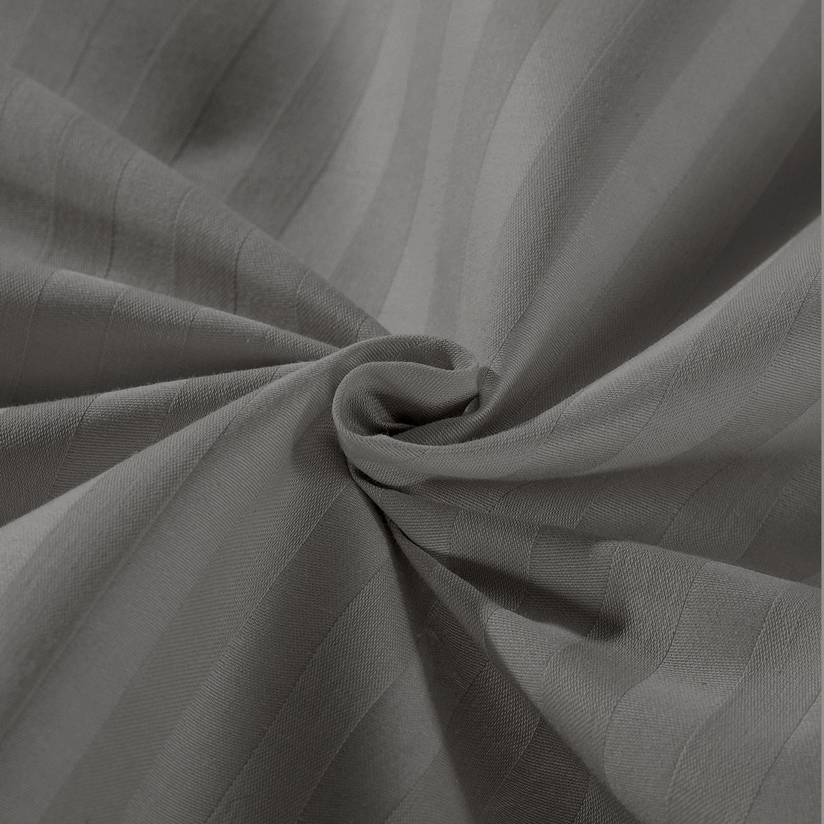 KENSINGTON 1200TC COTTON SHEET SET IN STRIPE-QUEEN - CHARCOAL-1951134850815758343
