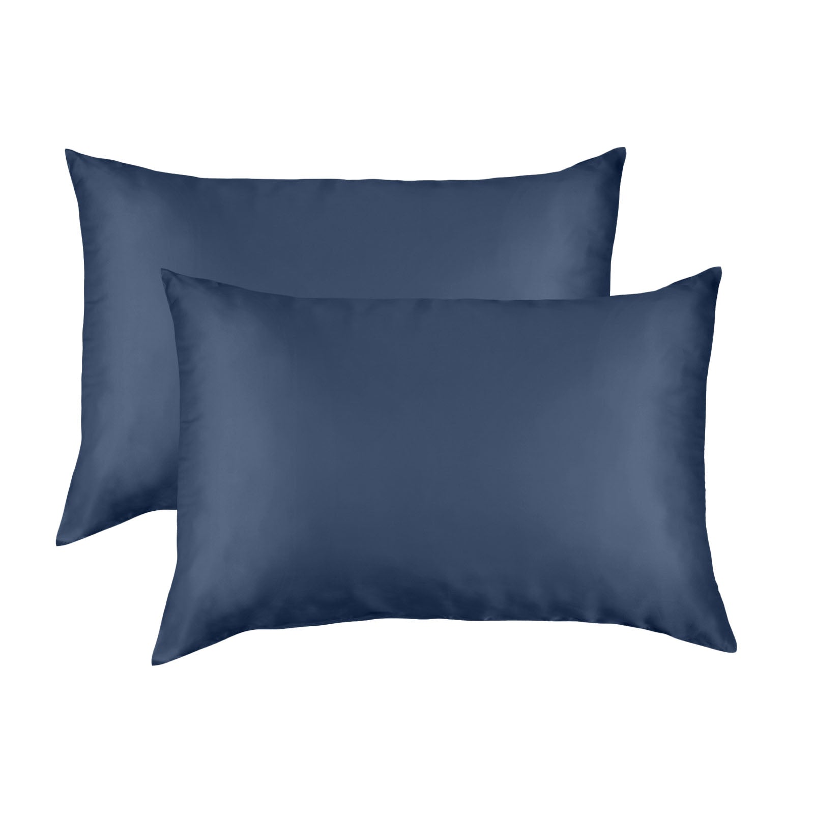 MULBERRY SILK PILLOW CASE TWIN PACK - SIZE: 51X76CM - NAVY-1951134812869890048