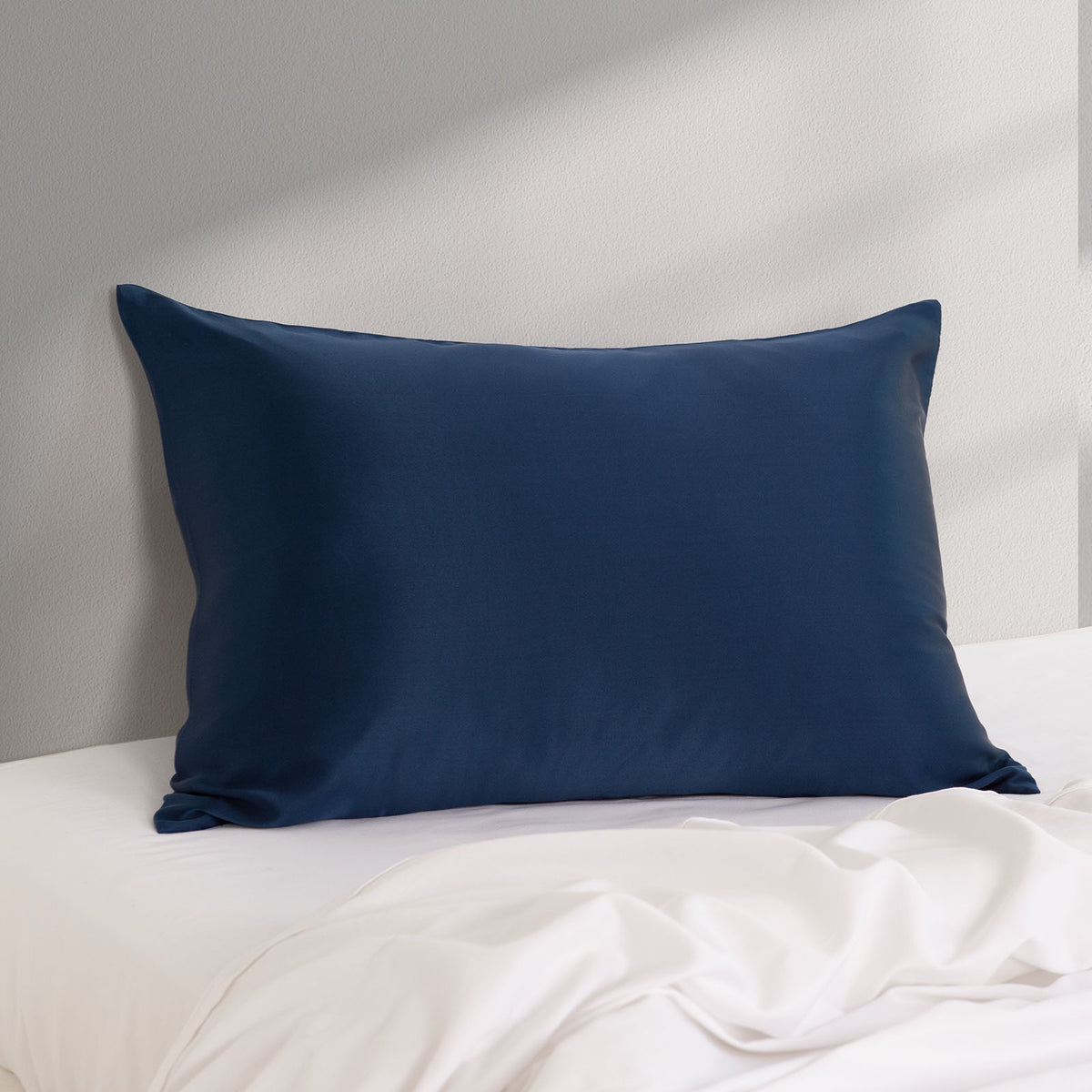 Pure Silk Pillow Case by Royal Comfort-Navy-1951134814337896451