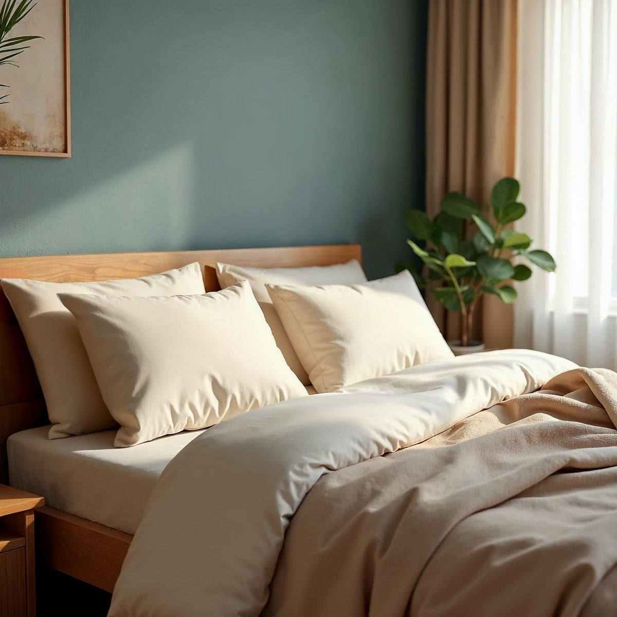 Royal Comfort 1000TC Cotton Blend Quilt Cover Sets Queen - Pebble-1951134821707288577