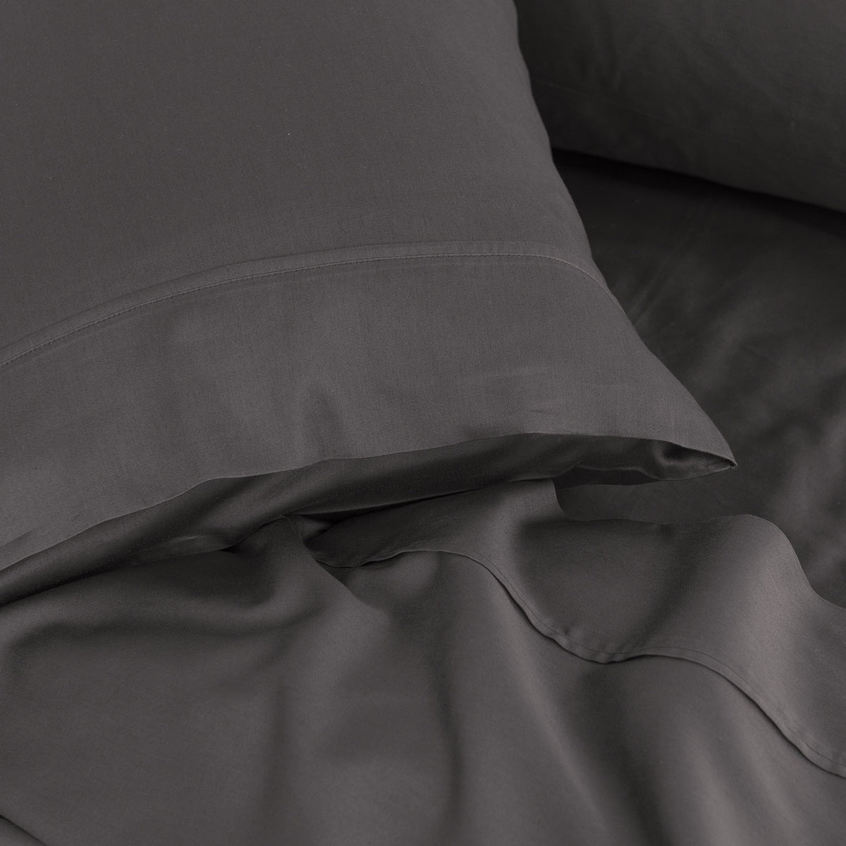 Royal Comfort - Balmain 1000TC Bamboo cotton Sheet Sets (Queen) - Pewter-1951134852841607172