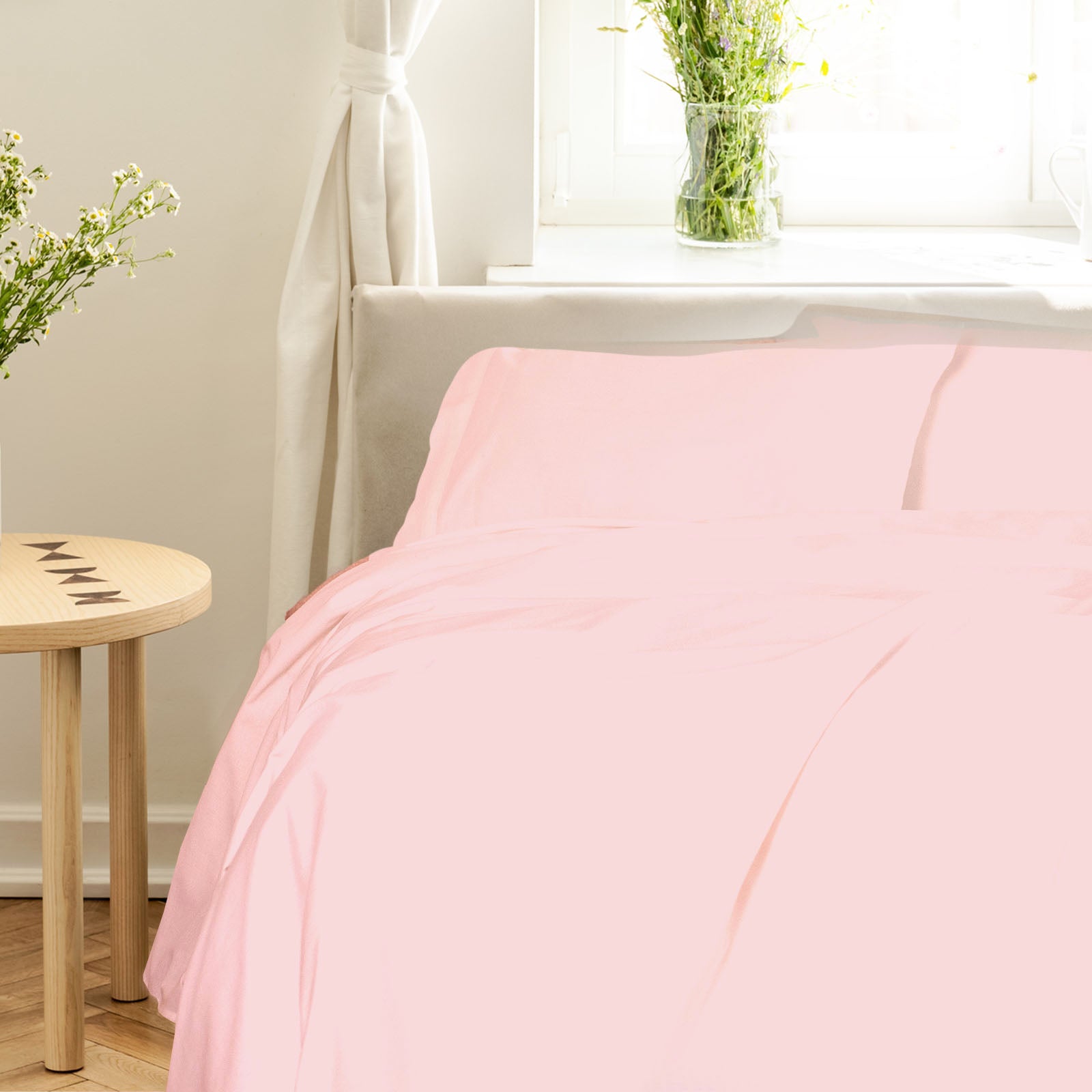 Royal Comfort - Balmain 1000TC Bamboo cotton Sheet Sets (Queen) - Blush-1951134853382672384