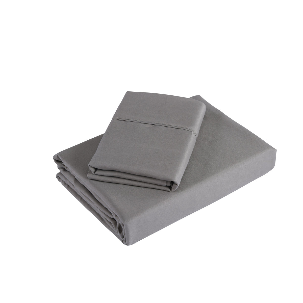 Royal Comfort 1200TC Ultrasoft 4 Piece Sheet Set - Double - Charcoal-1951134857073659907