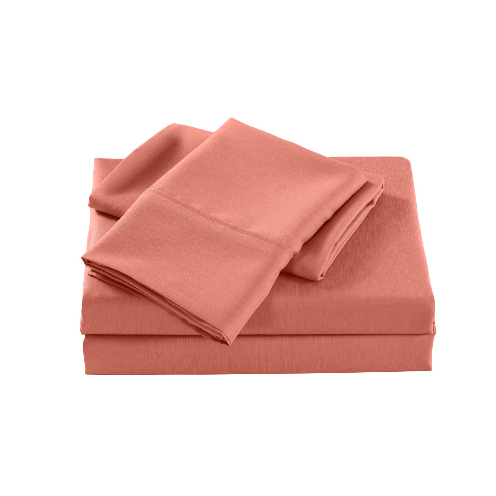 Royal Comfort Bamboo Cooling 2000TC Sheet Set - Queen-Peach-1951134861448318978
