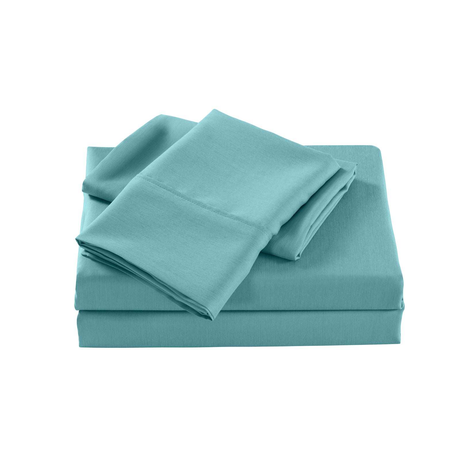 Royal Comfort Bamboo Cooling 2000TC Sheet Set - Single-Aqua-1951134863461584897