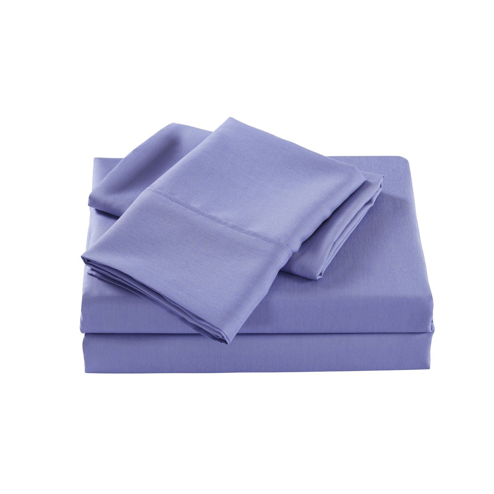 Royal Comfort Bamboo Cooling 2000TC Sheet Set - Single-Mid Blue-1951134864287862786