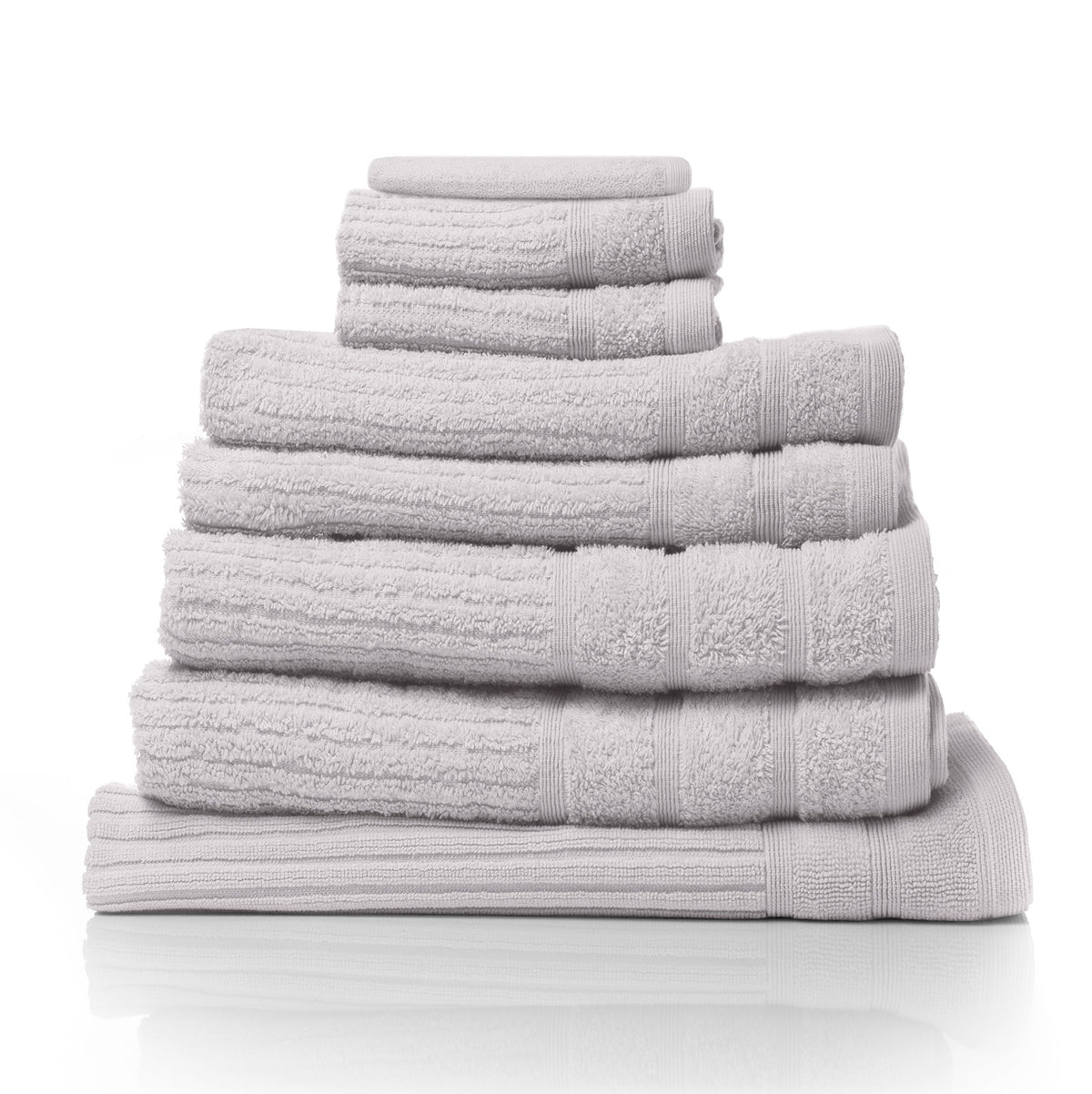 Royal Comfort Eden Egyptian Cotton 600 GSM 8 Piece Towel Pack Sea Holly-1951134891626336256